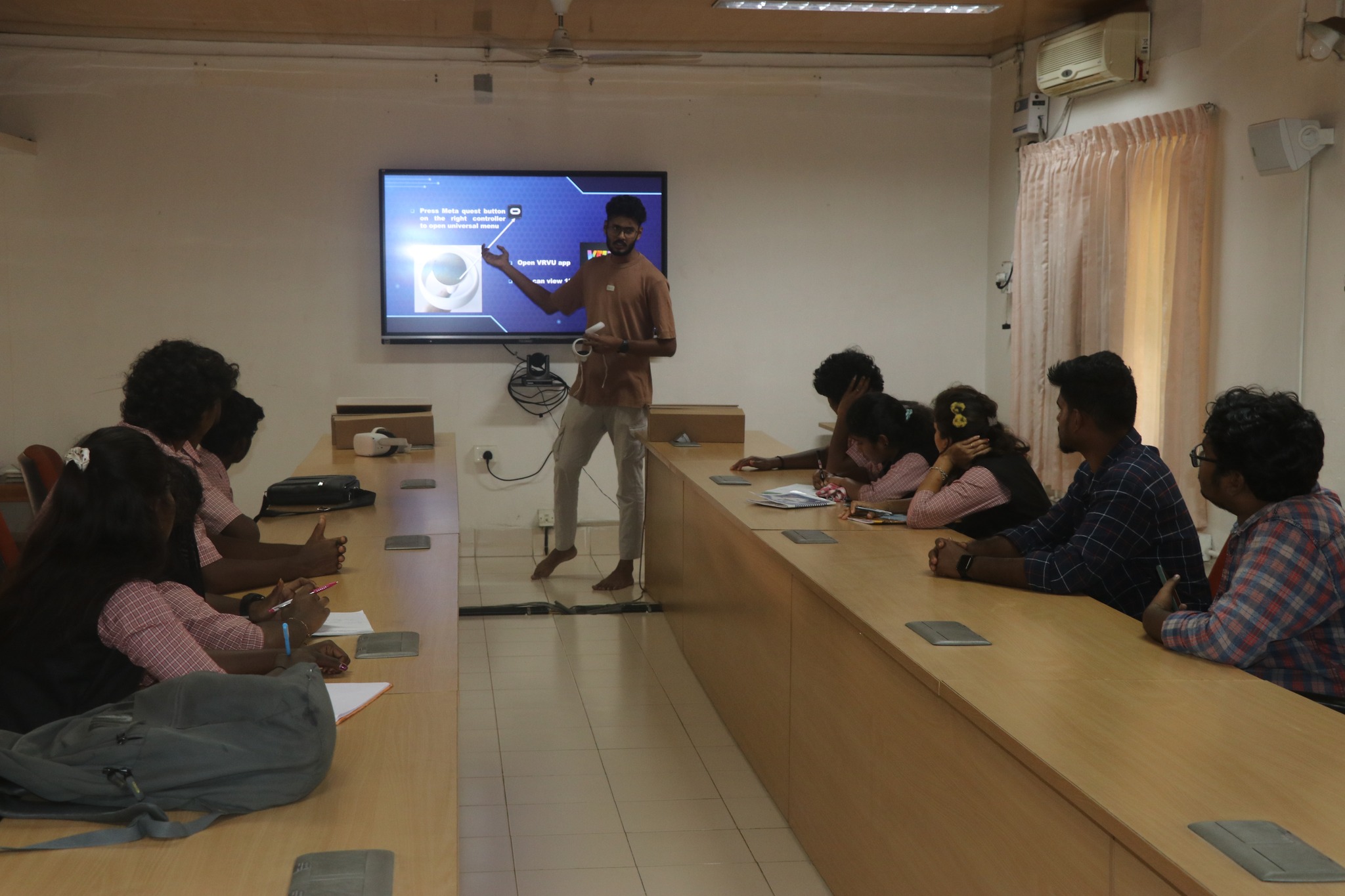 VHSE students from Pudur, Attappady  - CeL Visit